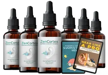 ZenCortex 6 bottle pack — ZenCortex™ is made for people who care about hearing health